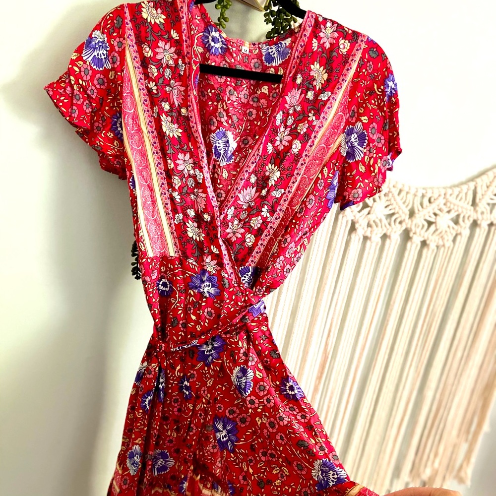 Bohemian Wrap Dress